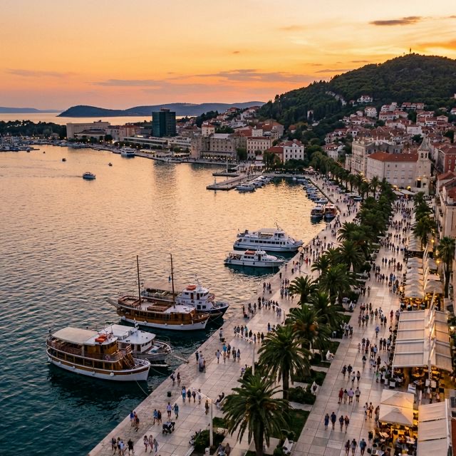 Splitska luka in Riva